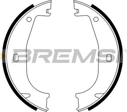 Bremsi GF0078 - Комплект гальм, ручник, парковка autocars.com.ua