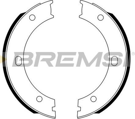 Bremsi GF0131 - Комплект гальм, ручник, парковка autocars.com.ua