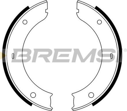 Bremsi GF0133 - Комплект гальм, ручник, парковка autocars.com.ua