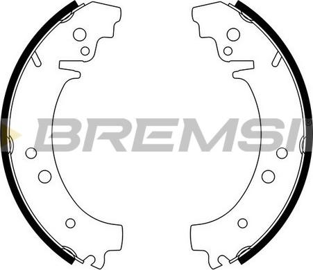 Bremsi GF0160 - Комплект тормозных колодок, барабанные autodnr.net