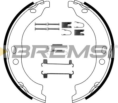 Bremsi GF0188-1 - Комплект тормозов, ручник, парковка autodnr.net