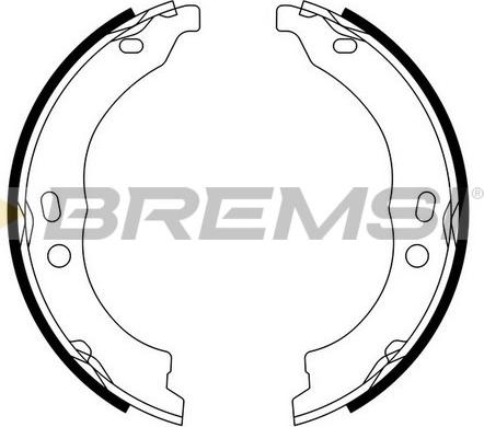 Bremsi GF0188 - Комплект гальм, ручник, парковка autocars.com.ua