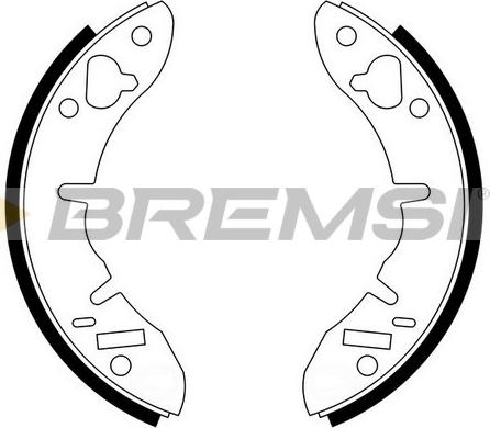Bremsi GF0262 - Комплект гальм, барабанний механізм autocars.com.ua
