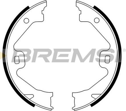 Bremsi GF0269 - Комплект гальм, ручник, парковка autocars.com.ua