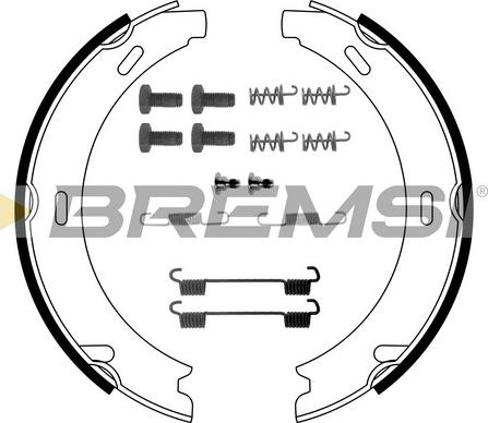 Bremsi GF0302-1 - Комплект гальм, ручник, парковка autocars.com.ua