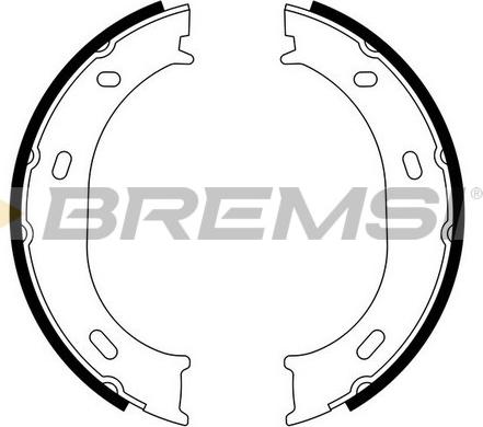 Bremsi GF0306 - Комплект тормозов, ручник, парковка autodnr.net