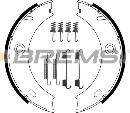 Bremsi GF0307-1 - Комплект гальм, ручник, парковка autocars.com.ua