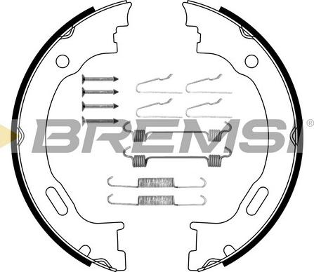 Bremsi GF0310-1 - Комплект гальм, ручник, парковка autocars.com.ua