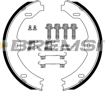 Bremsi GF0312-1 - Комплект гальм, ручник, парковка autocars.com.ua