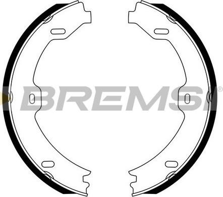 Bremsi GF0312 - Комплект гальм, ручник, парковка autocars.com.ua