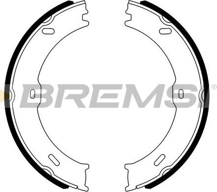 Bremsi GF0315 - Комплект гальм, ручник, парковка autocars.com.ua
