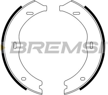 Bremsi GF0316 - Комплект гальм, ручник, парковка autocars.com.ua