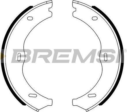 Bremsi GF0320 - Комплект гальм, ручник, парковка autocars.com.ua