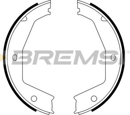 Bremsi GF0397 - Комплект гальм, ручник, парковка autocars.com.ua