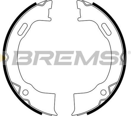 Bremsi GF0428 - Комплект гальм, ручник, парковка autocars.com.ua