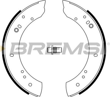 Bremsi GF0433 - Комплект тормозных колодок, барабанные autodnr.net
