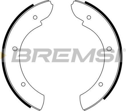 Bremsi GF0438 - Комплект тормозов, ручник, парковка autodnr.net