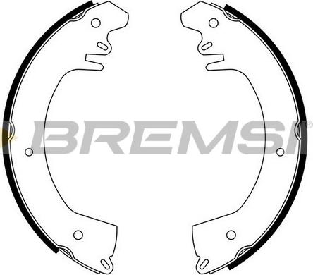 Bremsi GF0515 - Комплект тормозных колодок, барабанные autodnr.net