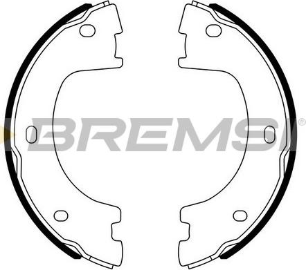 Bremsi GF0560 - Комплект гальм, ручник, парковка autocars.com.ua