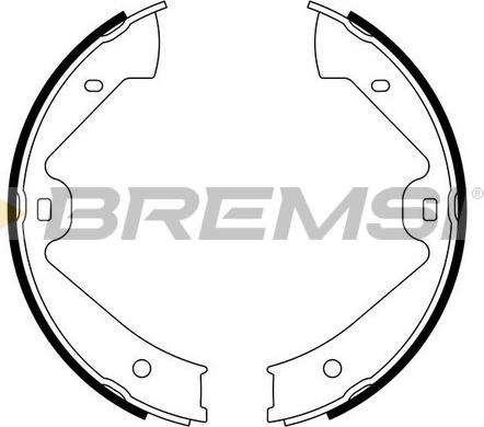 Bremsi GF0562 - Комплект гальм, ручник, парковка autocars.com.ua