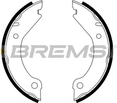 Bremsi GF0603 - Комплект гальм, ручник, парковка autocars.com.ua