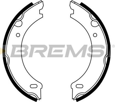 Bremsi GF0605 - Комплект тормозов, ручник, парковка autodnr.net