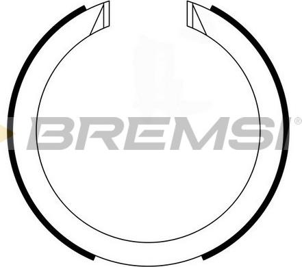 Bremsi GF0634 - Комплект гальм, ручник, парковка autocars.com.ua