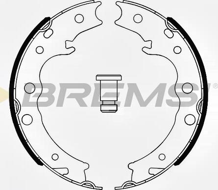 Bremsi GF0646 - Комплект гальм, ручник, парковка autocars.com.ua