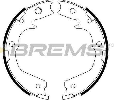 Bremsi GF0757 - Комплект гальм, ручник, парковка autocars.com.ua