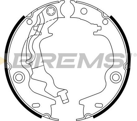 Bremsi GF0759 - Комплект тормозов, ручник, парковка autodnr.net