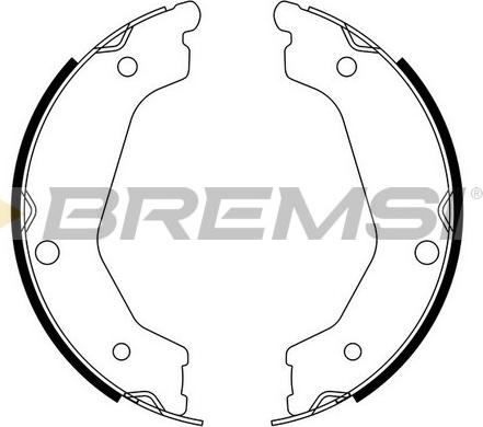 Bremsi GF0764 - Комплект гальм, ручник, парковка autocars.com.ua