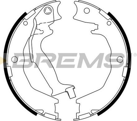 Bremsi GF0768 - Комплект гальм, ручник, парковка autocars.com.ua