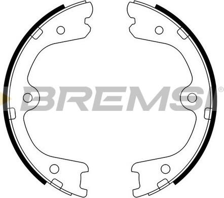 Bremsi GF0873 - Комплект гальм, ручник, парковка autocars.com.ua