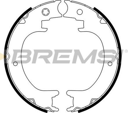 Bremsi GF0894 - Комплект тормозов, ручник, парковка autodnr.net