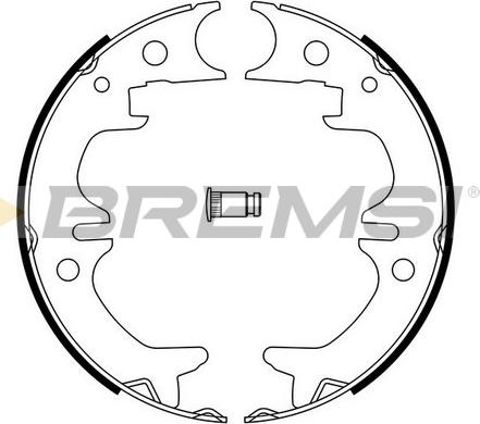 Bremsi GF0968 - Комплект гальм, ручник, парковка autocars.com.ua