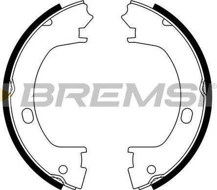 Bremsi GF4643 - Комплект гальм, ручник, парковка autocars.com.ua