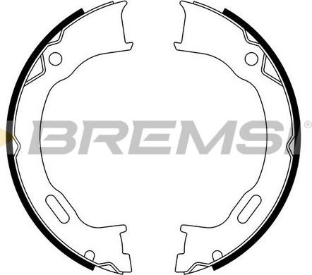 Bremsi GF4745 - Комплект гальм, ручник, парковка autocars.com.ua