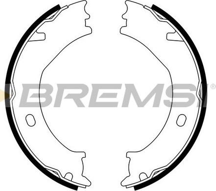 Bremsi GF4771 - Комплект гальм, ручник, парковка autocars.com.ua
