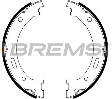 Bremsi GF4843 - Комплект тормозов, ручник, парковка autodnr.net