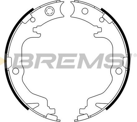 Bremsi GF4886 - Комплект гальм, ручник, парковка autocars.com.ua
