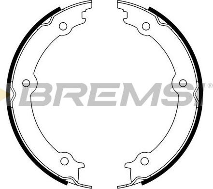 Bremsi GF4908 - Комплект гальм, ручник, парковка autocars.com.ua
