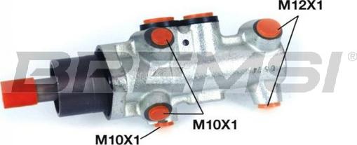 Bremsi PB0241 - Главный тормозной цилиндр autodnr.net