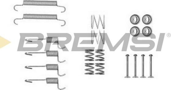 Bremsi SK0008 - Комплектующие, барабанный тормозной механизм autodnr.net