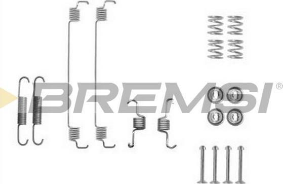 Bremsi SK0018 - Комплектуючі, барабанний гальмівний механізм autocars.com.ua