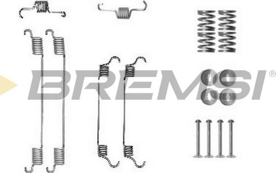 Bremsi SK0034 - Комплектуючі, барабанний гальмівний механізм autocars.com.ua