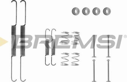 Bremsi SK0507 - Комплектующие, барабанный тормозной механизм autodnr.net