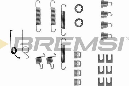 Bremsi SK0519 - Комплектуючі, барабанний гальмівний механізм autocars.com.ua