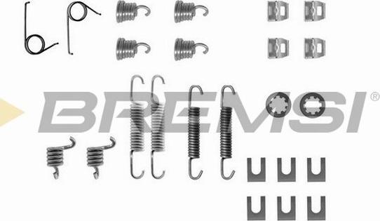 Bremsi SK0554 - Комплектуючі, барабанний гальмівний механізм autocars.com.ua