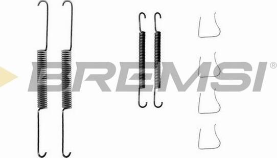 Bremsi SK0562 - Комплектуючі, барабанний гальмівний механізм autocars.com.ua