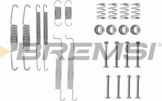 Bremsi SK0569 - Комплектующие, барабанный тормозной механизм autodnr.net